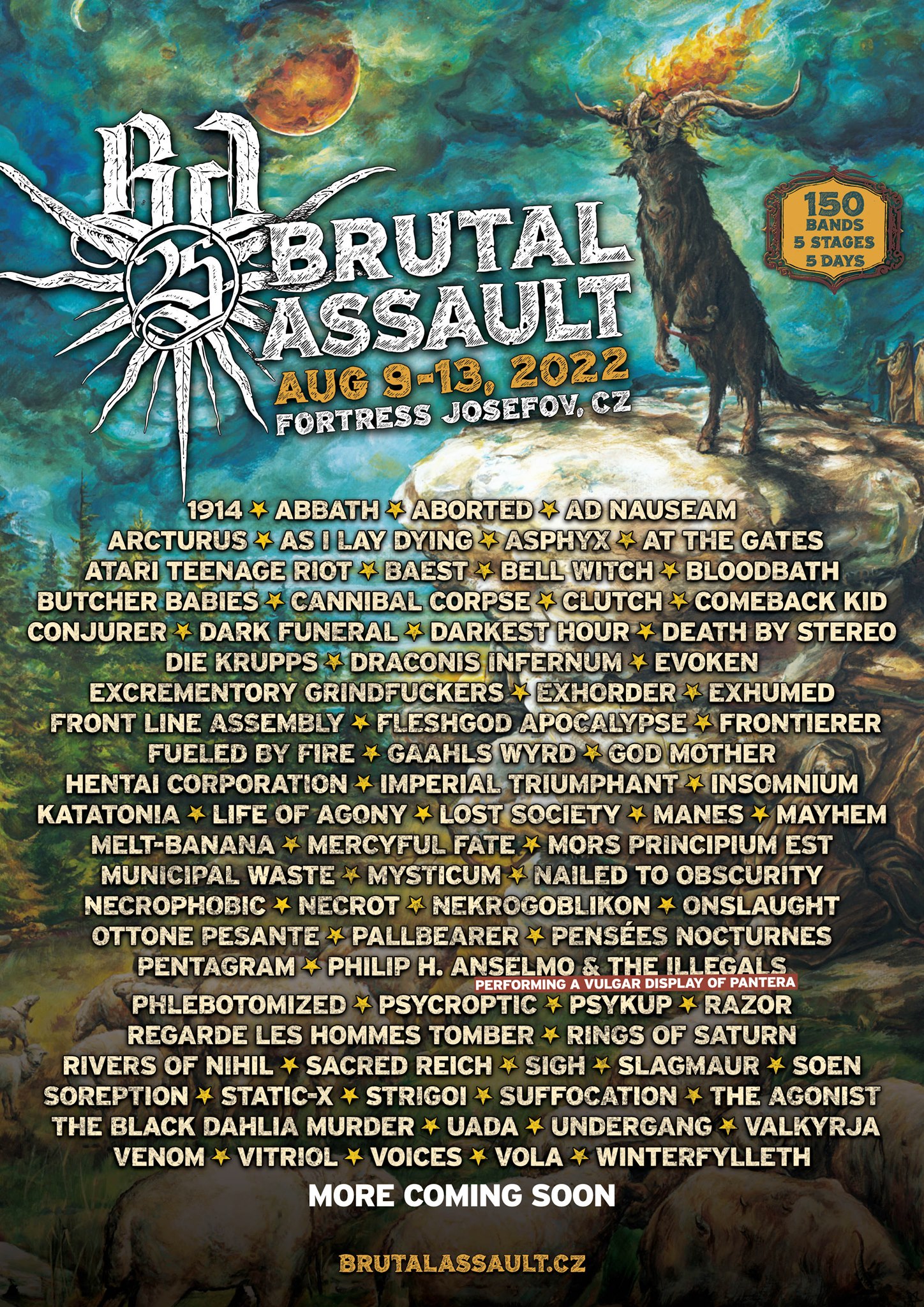 Rockaxis Festival Brutal Assault anuncia fechas